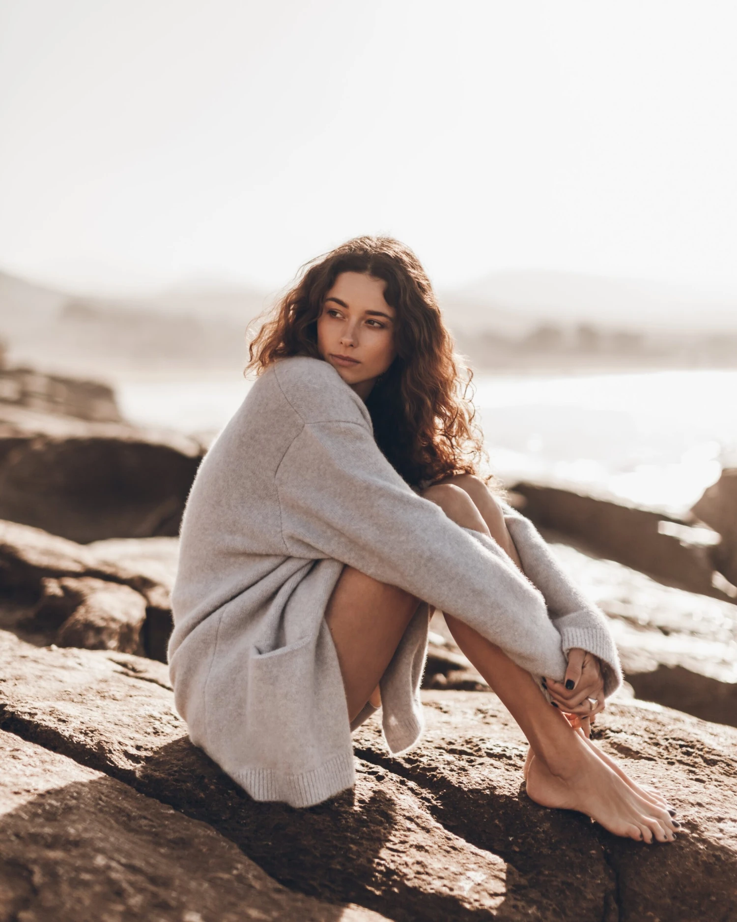 The Grey Oversized Knitted Cardigan 8 The Grey Oversized Knitted Cardigan - Image 6