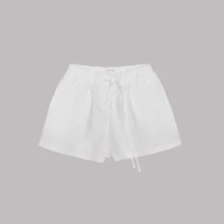 The White Linen Shorts