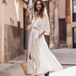 The Light Long Chill Dress 18 The Light Long Chill Dress -Mikuta Store mikuta light long flowy dress model aina 6921 scaled