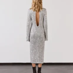 The Light Long Sequin Dress 13 The Light Long Sequin Dress -Mikuta Store mikuta light long sequin dress black laced leather boots model lara 3 scaled