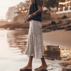 The Light Long Sequin Skirt 15 The Light Long Sequin Skirt -Mikuta Store mikuta light long sequin skirt dark faded batwing t shirt model aina 0009 scaled