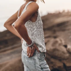 The Light Sequin Base Tank Top -Mikuta Store mikuta light sequin base tank top blue ripped relaxed jeans 5987 cf4c70bf c309 4061 9669 b1c072672431 scaled