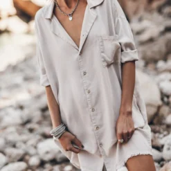 The Light Shirt Dress -Mikuta Store mikuta light shirt dress 9189 scaled