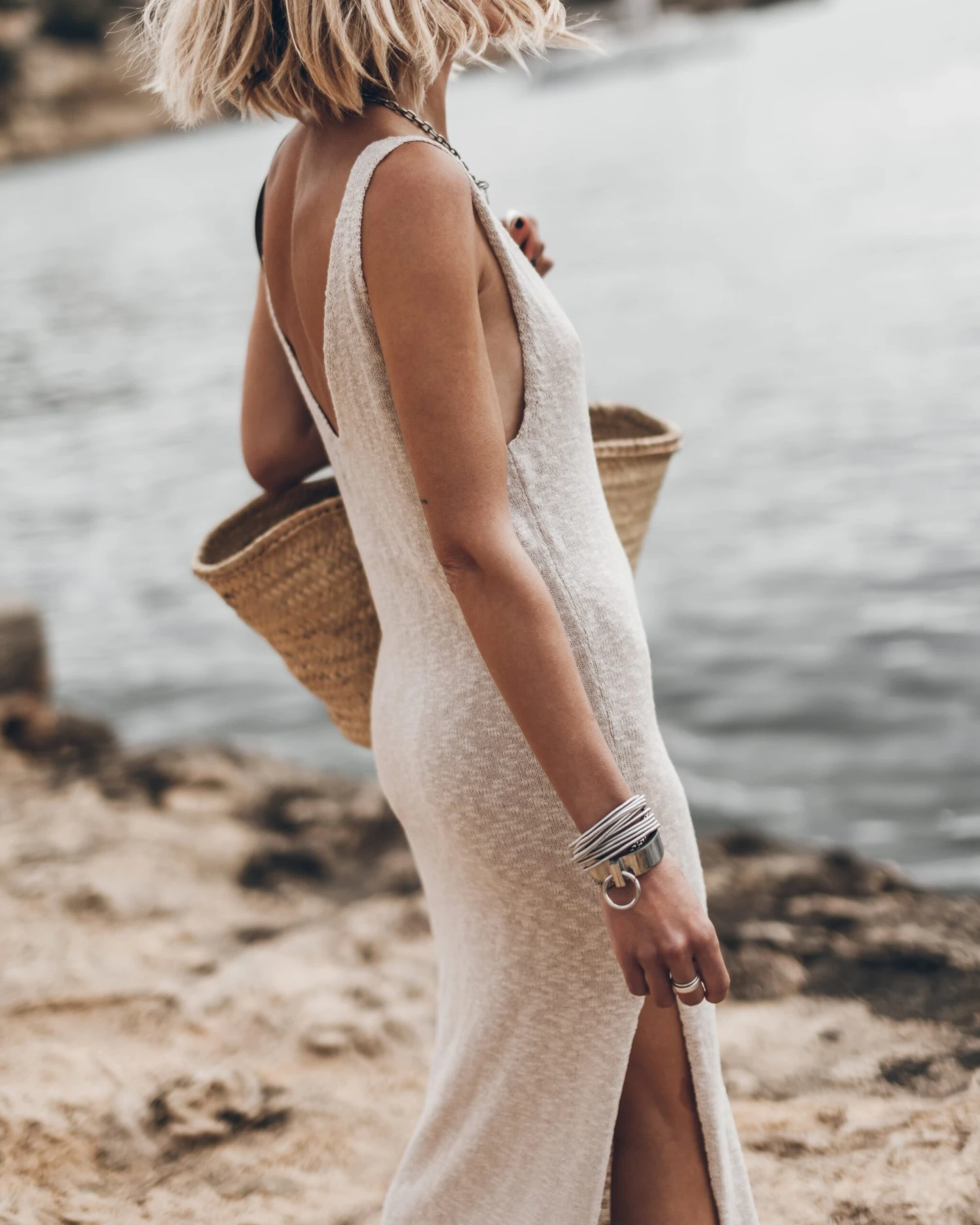 The Light Thin Long Knit Dress 7 The Light Thin Long Knit Dress - Image 5