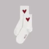 The Off White Heart Socks -Mikuta Store mikuta off white heart socks 43