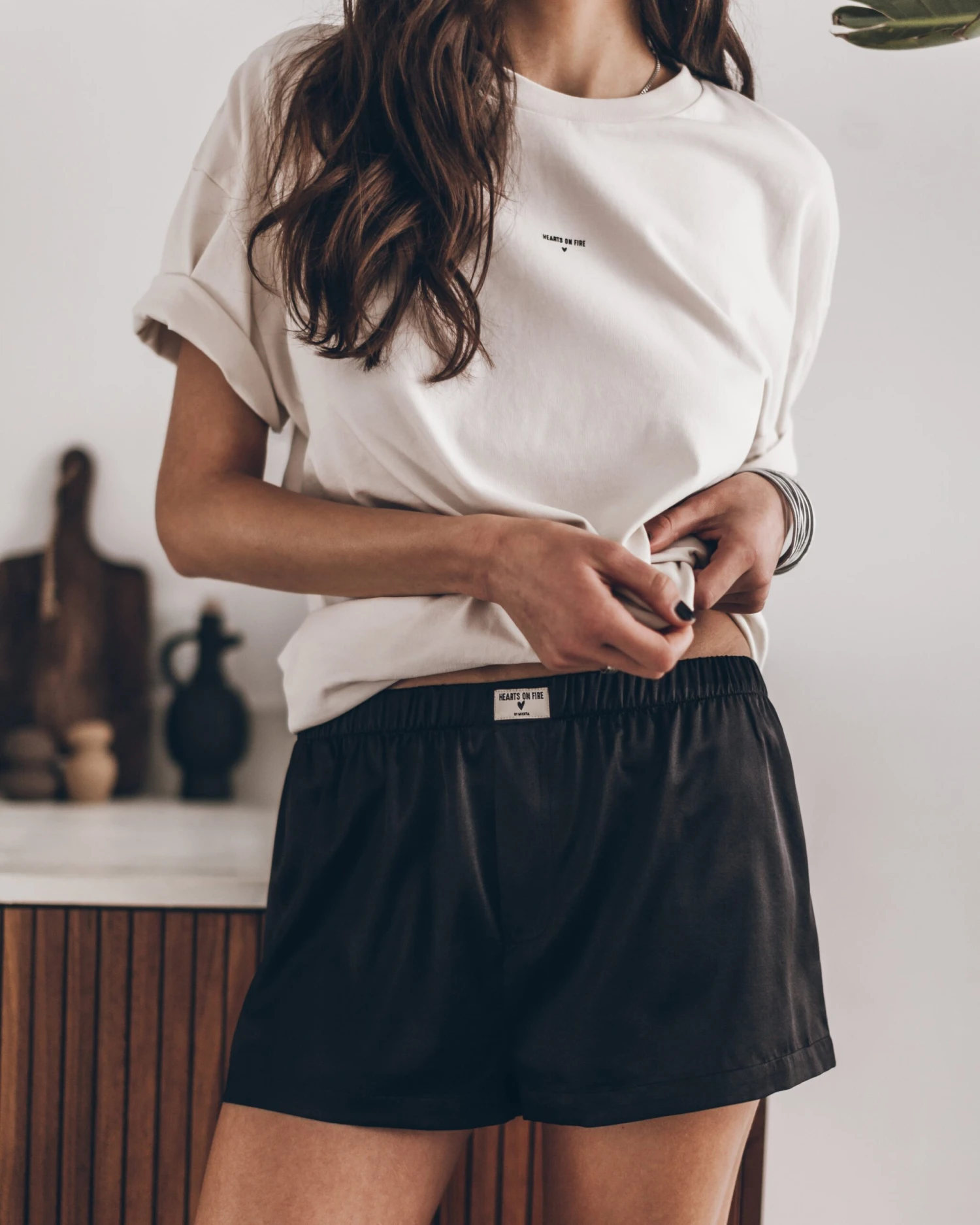 The Black Silk Boxer Shorts 5 The Black Silk Boxer Shorts - Image 3