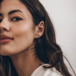 The Heart Stud Earrings -Mikuta Store mikuta off white hearts on fire unisex t shirt tiny heart necklace heart stud earrings leonie s ss25 5916 scaled