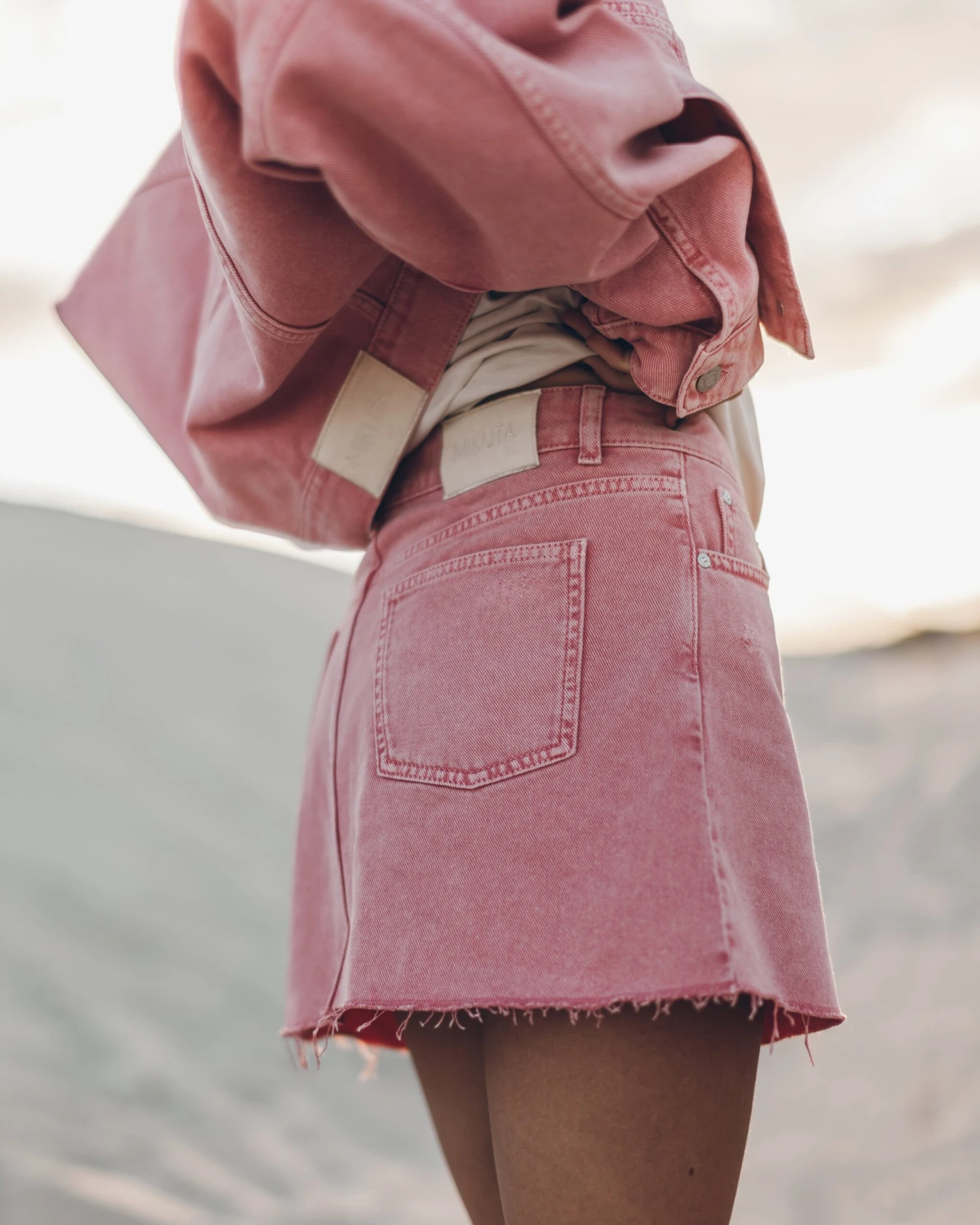 The Pink Denim Skirt 3 The Pink Denim Skirt