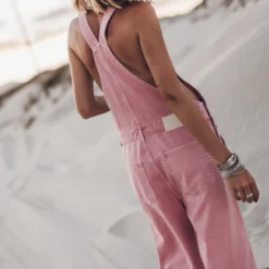 The Pink Dungarees 11 The Pink Dungarees -Mikuta Store mikuta pink dungarees off white ribbed tube top black studded leather sandals 3439 scaled