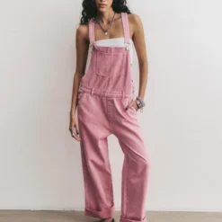 The Pink Dungarees 15 The Pink Dungarees -Mikuta Store mikuta pink dungarees off white ribbed tube top black studded leather sandals aya f SS25 1712 scaled