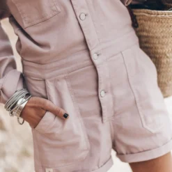 The Pink Short Jumpsuit -Mikuta Store mikuta pink short jumpsuit 6780 scaled