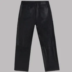 The Straight Leather Pants 9 The Straight Leather Pants -Mikuta Store mikuta straight leather pants 11