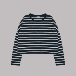 Mikuta Store -Mikuta Store mikuta striped loose linen longsleeve 0876 scaled