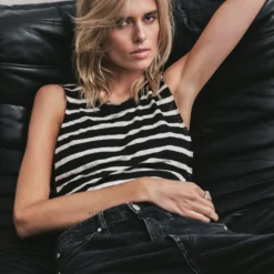 The Striped Oversized Tank Top