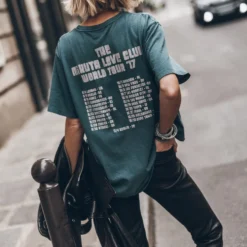 The Teal Tour Relaxed T-Shirt -Mikuta Store mikuta teal tour relaxed t shirt 6253 scaled
