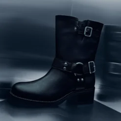 The Black Buckle Boots -Mikuta Store mikuta the black buckle boots 2529279 scaled