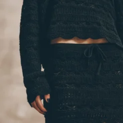 The Black Crochet Skirt 18 The Black Crochet Skirt -Mikuta Store mikuta the black crochet sweater the black crochet skirt liva b SS25 285 scaled