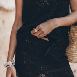 The Black Crochet Skirt 15 The Black Crochet Skirt -Mikuta Store mikuta the black crochet tank top the black crochet skirt 0688 scaled