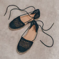 The Black Laced Espadrilles -Mikuta Store mikuta the black laced espadrilles 16 3655 scaled