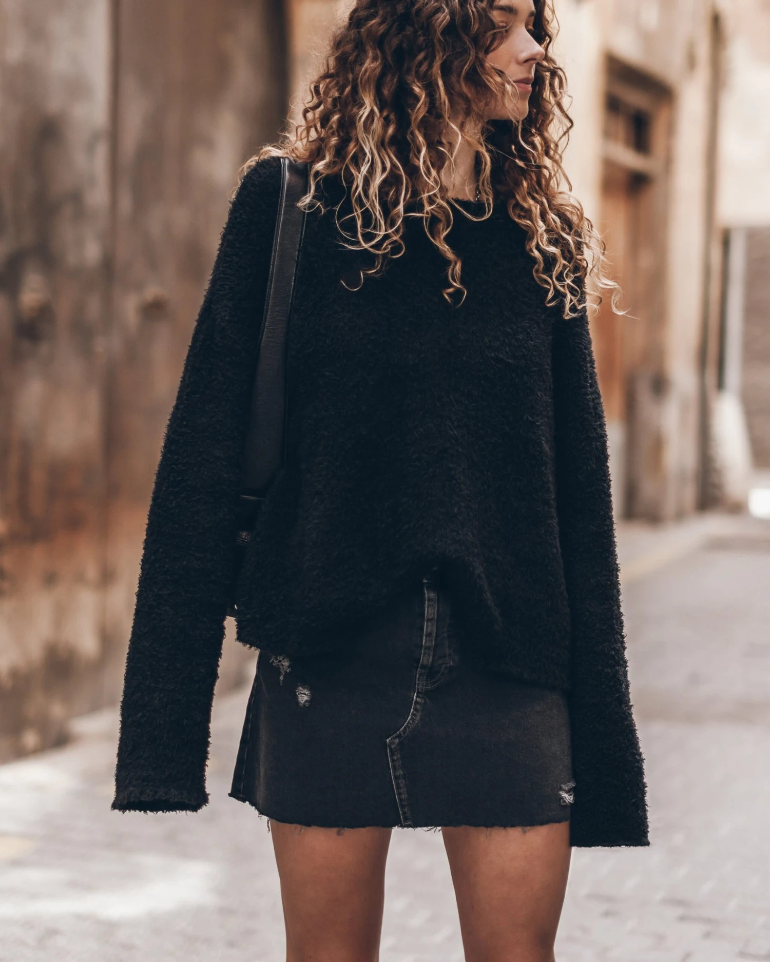 The Black Soft Knitted Sweater 3 The Black Soft Knitted Sweater