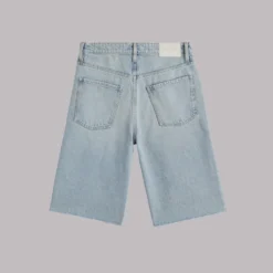 The Blue Denim Bermuda Shorts -Mikuta Store mikuta the blue denim bermuda shorts 6