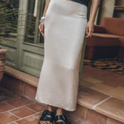 The Light Long Slip Skirt 8 The Light Long Slip Skirt -Mikuta Store mikuta the dark draped tank top the light long slip skirt the black leather buckle sandals myriam t SS25 04 5 scaled