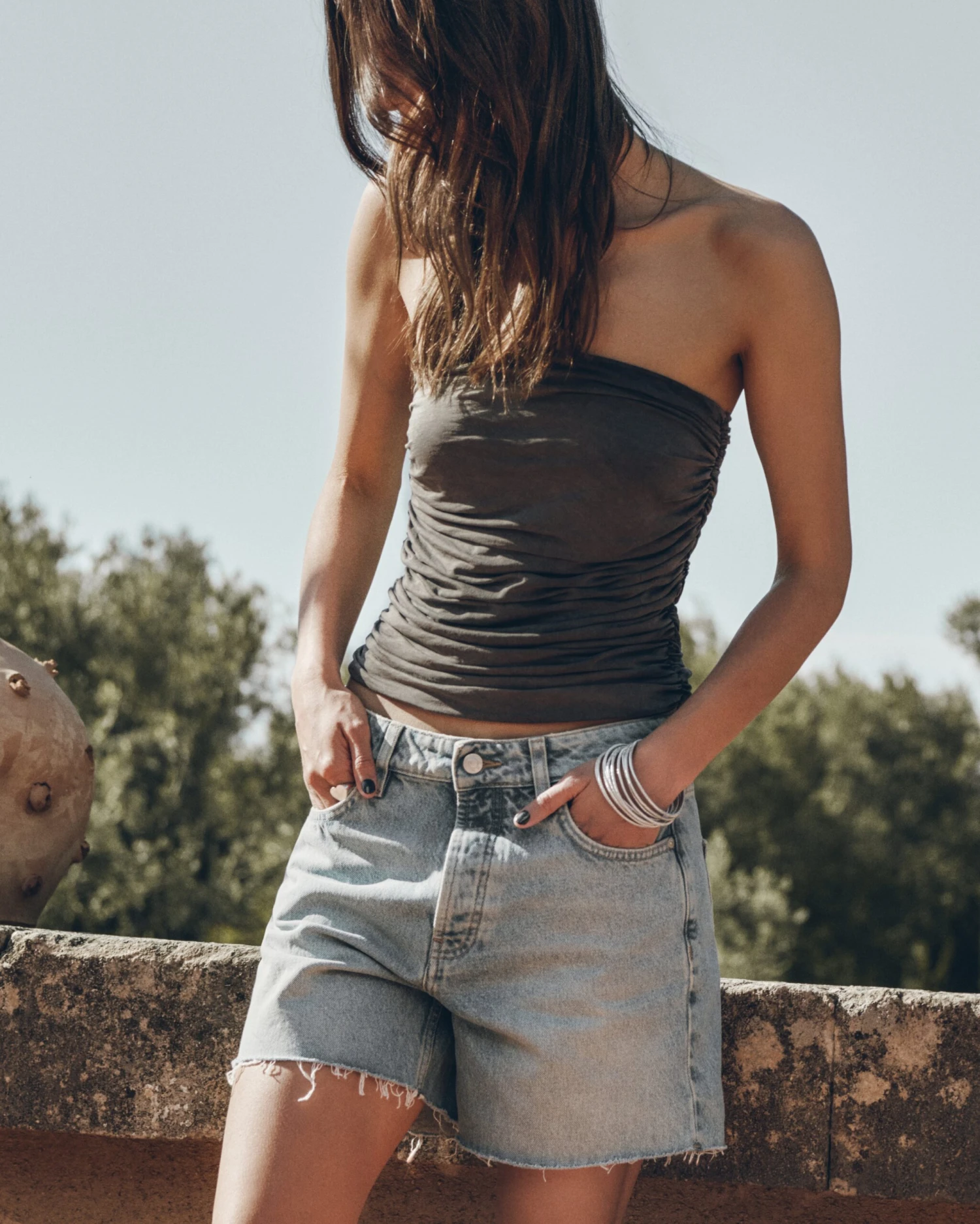 The Blue Loose Denim Shorts 4 The Blue Loose Denim Shorts - Image 2