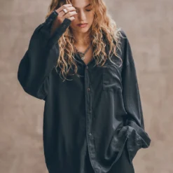 The Dark Loose Lyocell Shirt