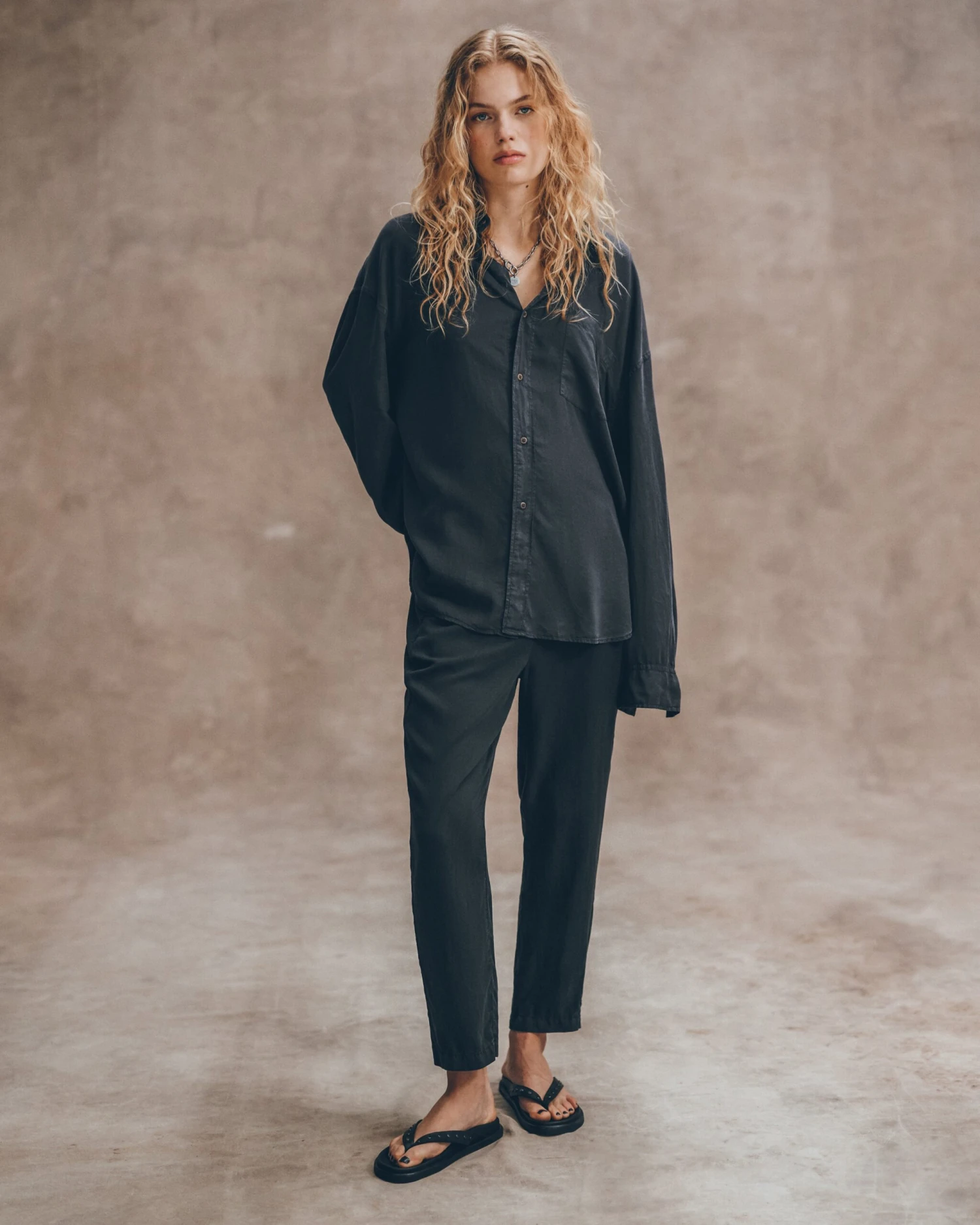 The Dark Loose Lyocell Shirt 4 The Dark Loose Lyocell Shirt - Image 2