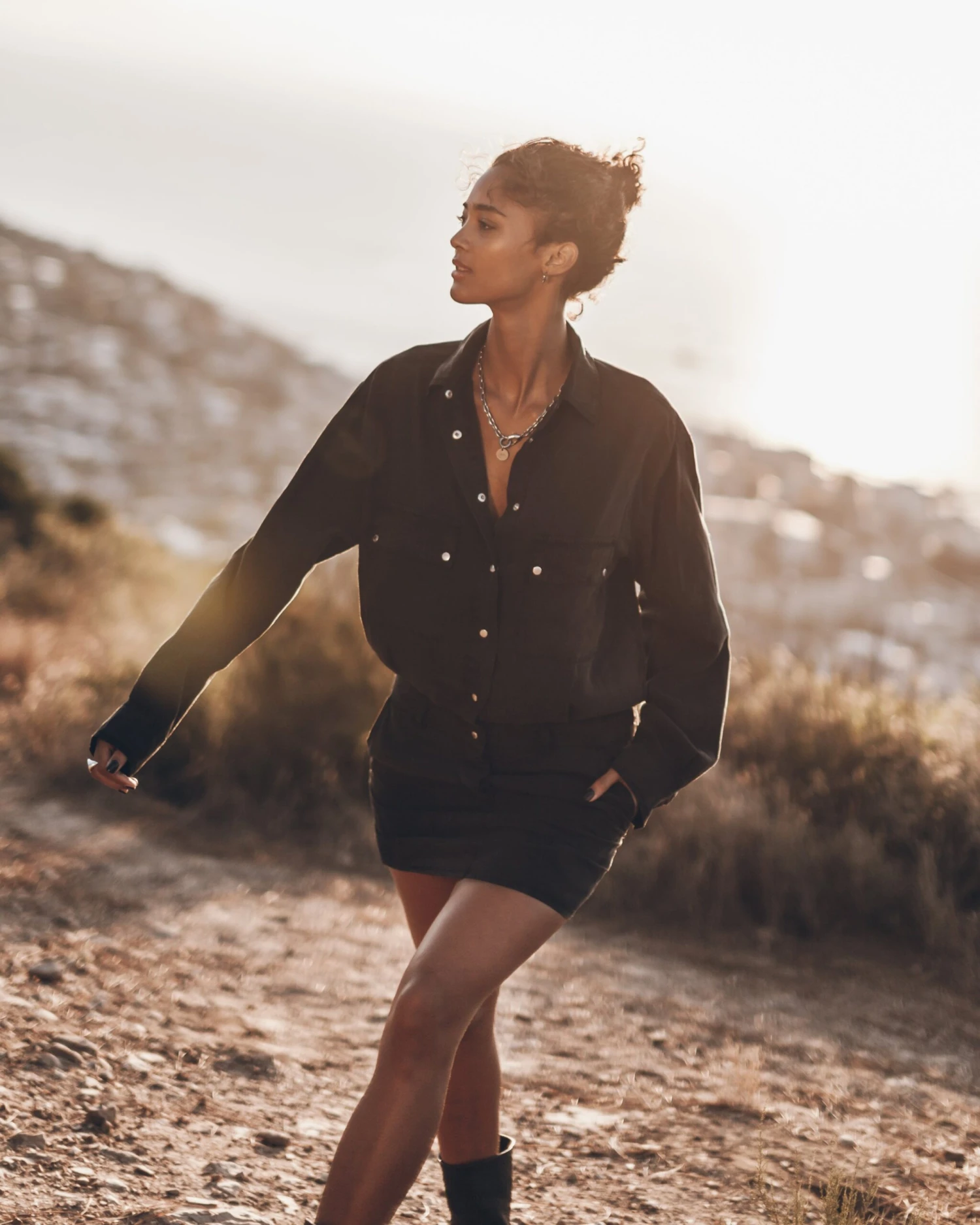 The Dark Pocket Shirt Dress 3 The Dark Pocket Shirt Dress