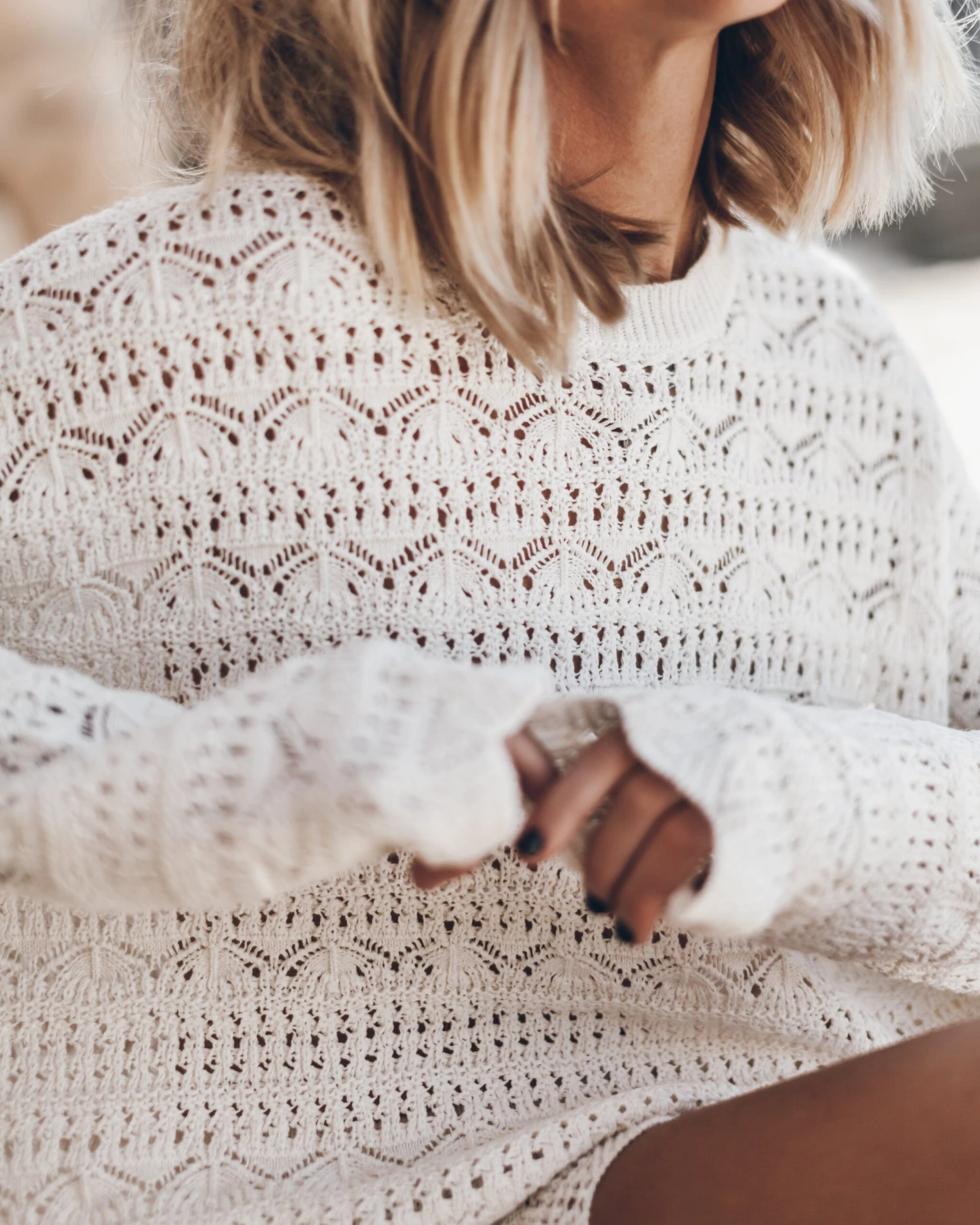 The Ecru Crochet Sweater 12 The Ecru Crochet Sweater - Image 10