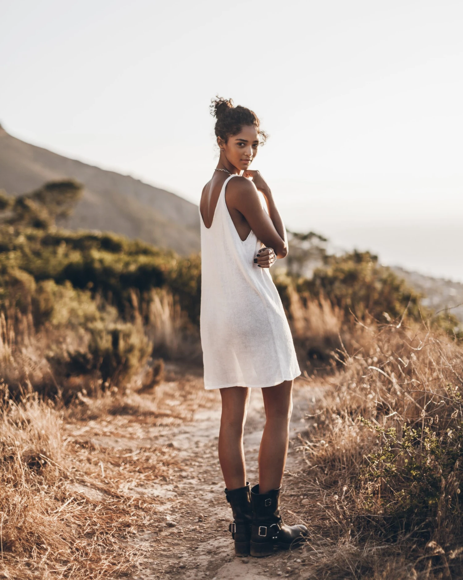 The Ecru Thin Knit Dress 11 The Ecru Thin Knit Dress - Image 9