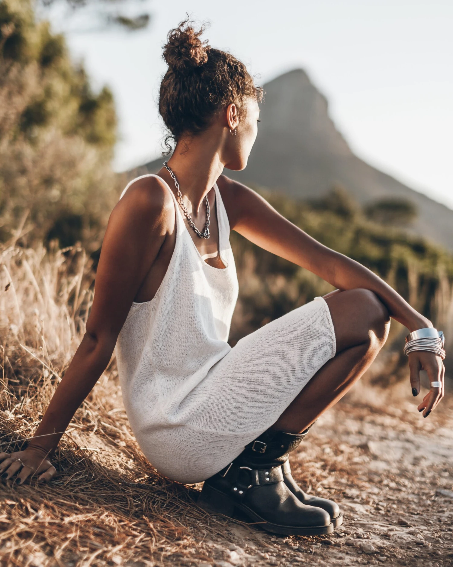 The Ecru Thin Knit Dress 12 The Ecru Thin Knit Dress - Image 10