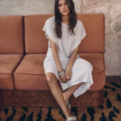 The Light Long Knotted Batwing Dress 12 The Light Long Knotted Batwing Dress -Mikuta Store mikuta the light long knotted batwing dress the beige suede buckle sandals myriam t SS25 04 2 scaled