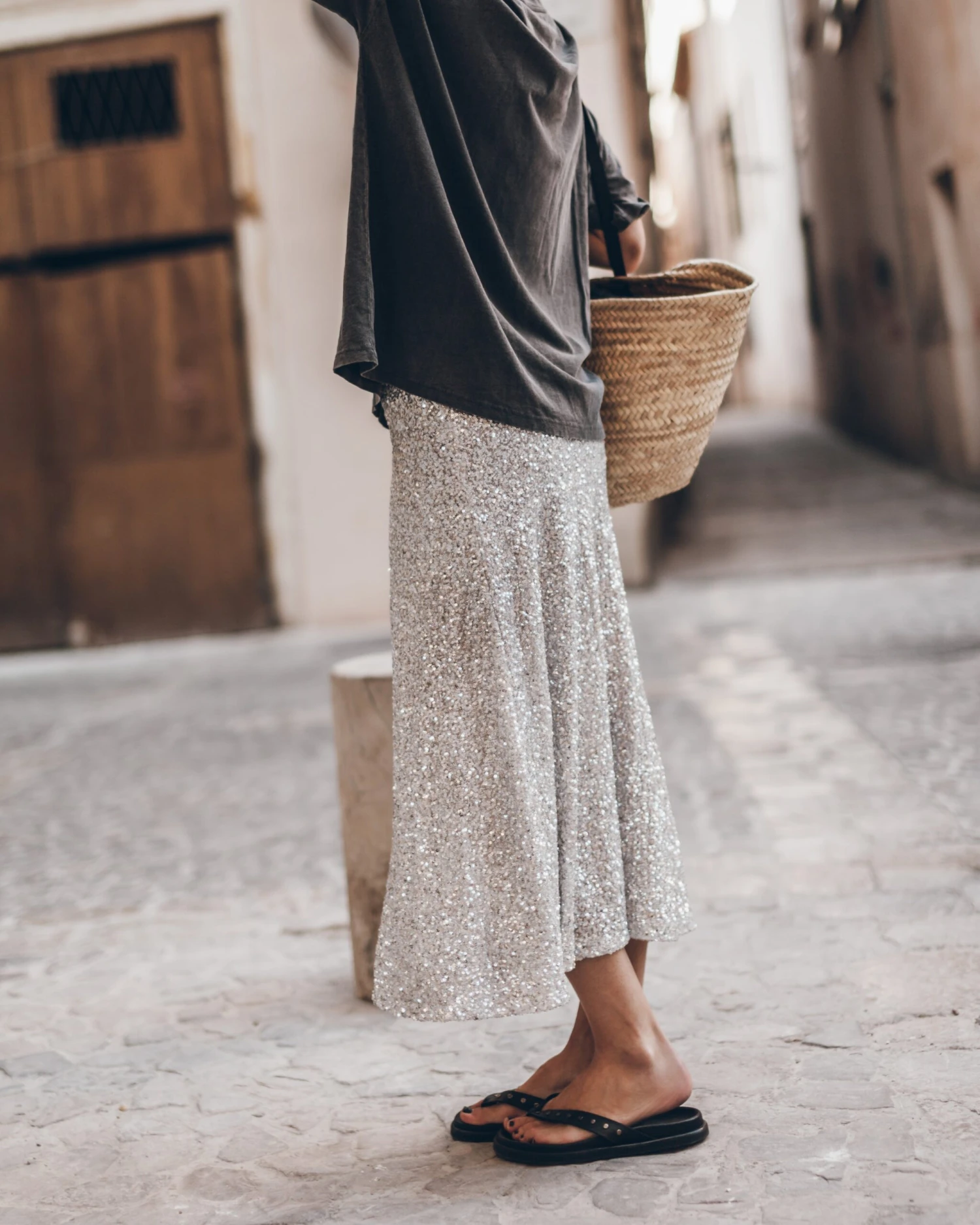 The Light Long Sequin Skirt 5 The Light Long Sequin Skirt - Image 3