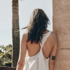 The Light Twisted Tank Dress -Mikuta Store mikuta the light twisted tank dress the black studded leather sandals myriam t SS25 04 2 scaled