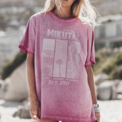 The Pink Faded On The Road Relaxed T-Shirt 9 The Pink Faded On The Road Relaxed T-Shirt -Mikuta Store mikuta the pink faded on the road relaxed t shirt johanna r SS25 7267 scaled