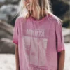 The Pink Faded On The Road Relaxed T-Shirt -Mikuta Store mikuta the pink faded on the road relaxed t shirt johanna r SS25 7307 scaled