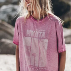 The Pink Faded On The Road Relaxed T-Shirt