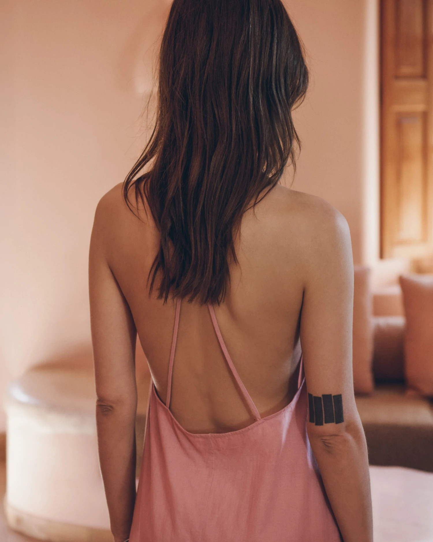 The Pink Long Beach Dress 5 The Pink Long Beach Dress - Image 3