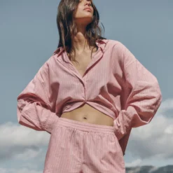 The Pink Striped Shorts