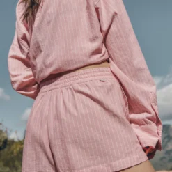 The Pink Striped Shorts 9 The Pink Striped Shorts -Mikuta Store mikuta the pink striped shirt the pink striped shorts myriam t SS25 04 5 scaled