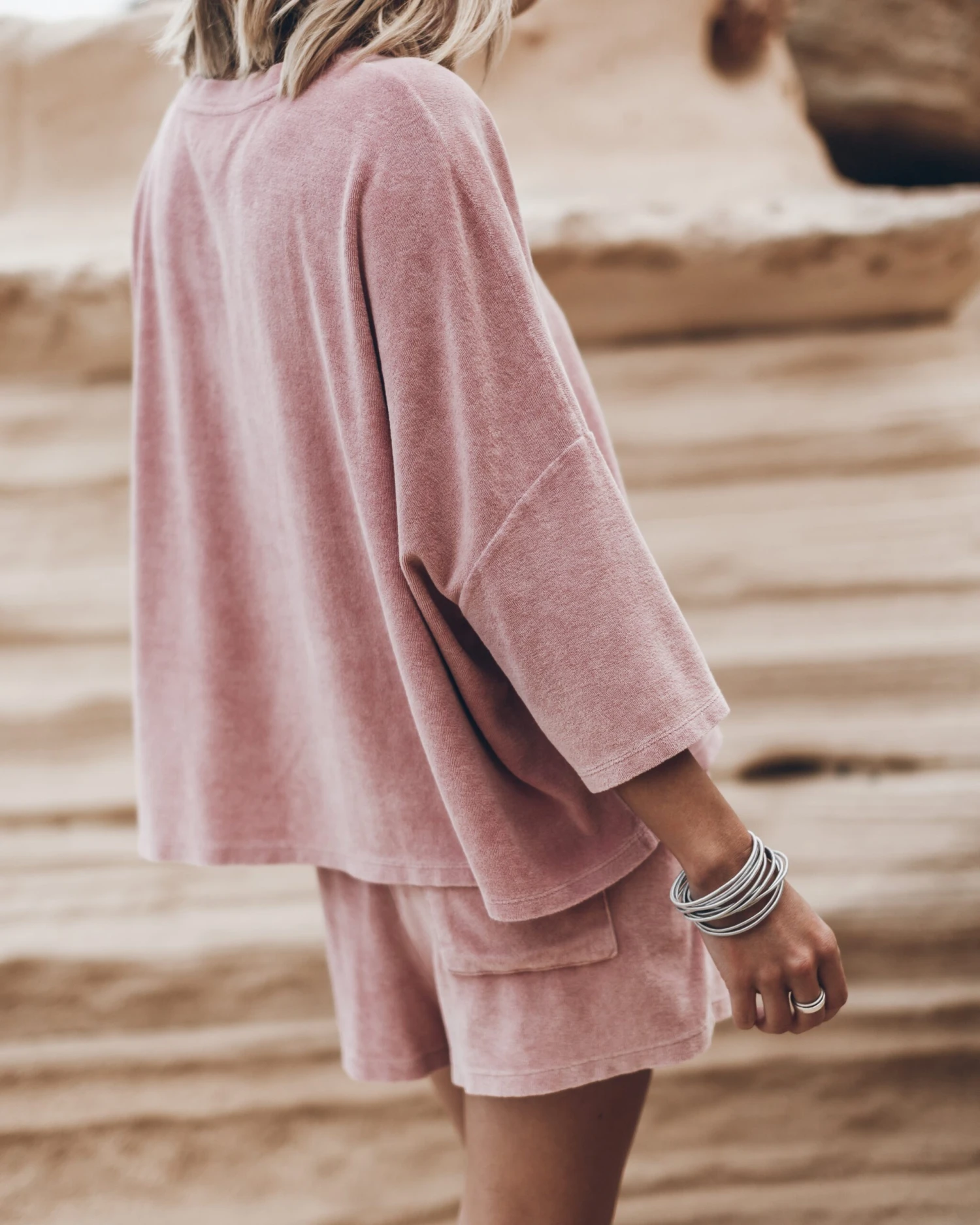 The Pink Towelling T-Shirt 11 The Pink Towelling T-Shirt - Image 9