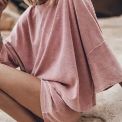 The Pink Towelling T-Shirt 17 The Pink Towelling T-Shirt -Mikuta Store mikuta the pink toweling t shirt the pink toweling co ord shorts 3743 scaled