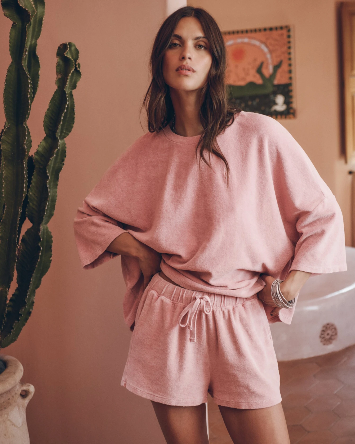 The Pink Towelling T-Shirt 7 The Pink Towelling T-Shirt - Image 5