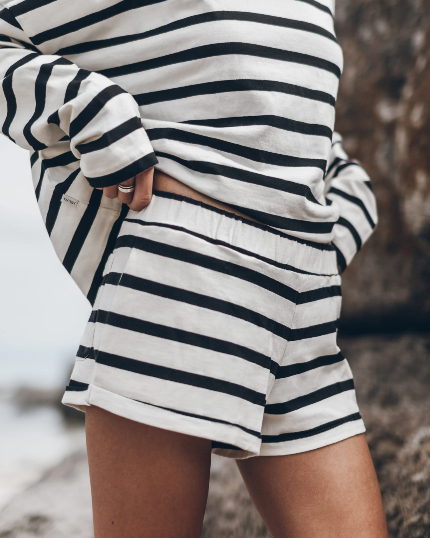 The Striped Cotton Shorts 3 The Striped Cotton Shorts
