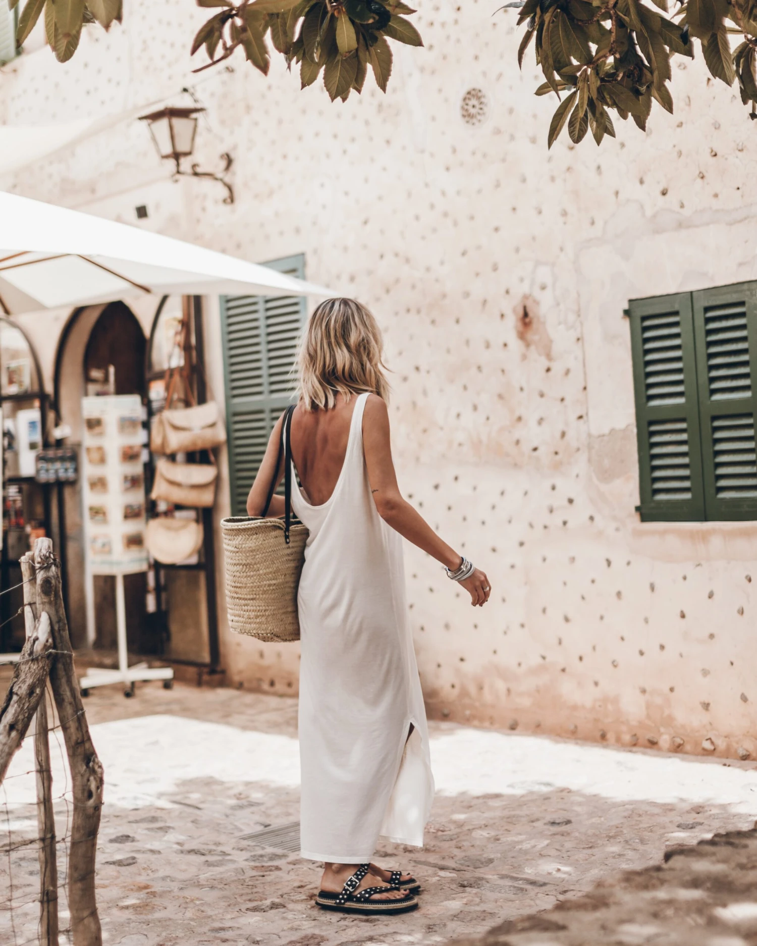 The White Low Back Base Tank Dress 3 The White Low Back Base Tank Dress