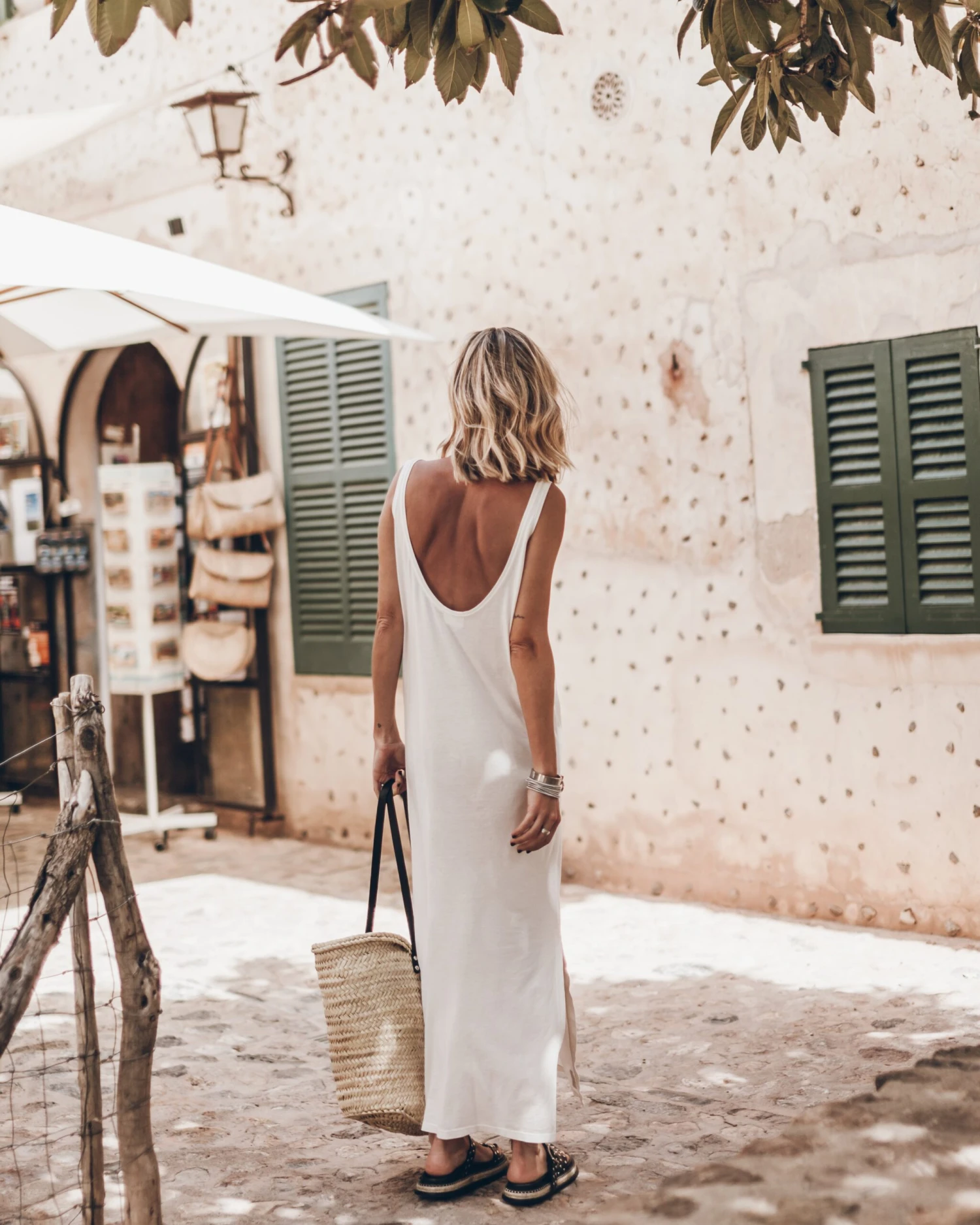 The White Low Back Base Tank Dress 5 The White Low Back Base Tank Dress - Image 3