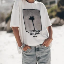The White Palm Tree Relaxed T-Shirt