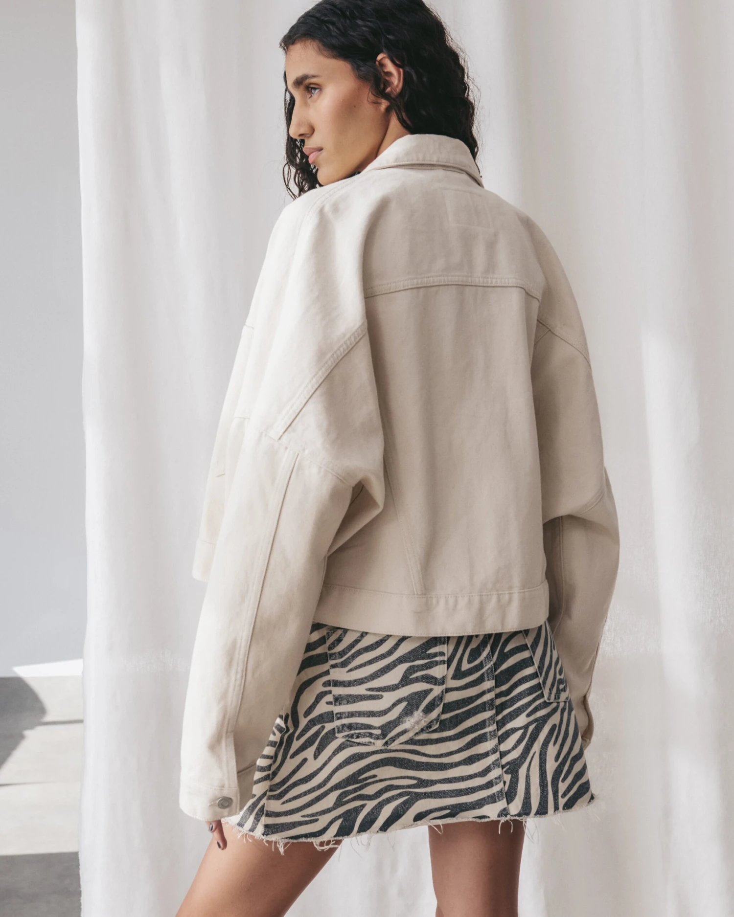 The Zebra Denim Skirt 8 The Zebra Denim Skirt - Image 6